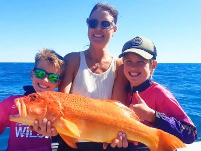 Family fishing in Broome WA