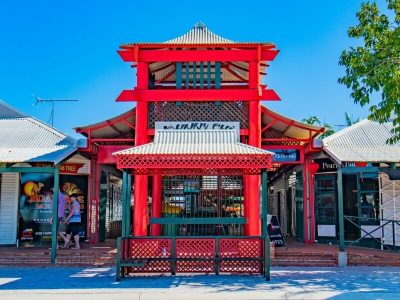 Johnny Chi Lane and bus stop, Chinatown